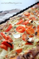 Tarte aux carottes, lait de coco et coriandre