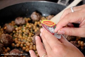 Boulettes de boeuf aux pois chiches et à la menthe