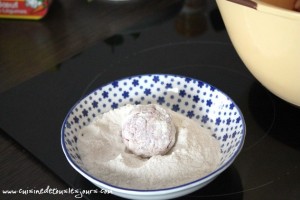 Boulettes de boeuf aux pois chiches et à la menthe