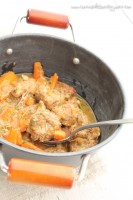 Sauté de veau aux carottes, gingembre et coriandre - Cuisine de tous les jours