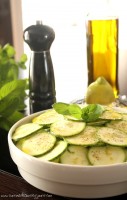 Gratin de courgette à la menthe et au citron confit - www.cuisinedetousleslours.com