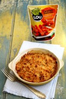 Crumble au parmesan et cumin de carottes cuisinées LOU