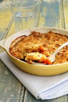 Crumble au parmesan et cumin de carottes cuisinées LOU