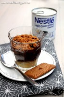 ©www.cuisinedetouslesjours.com - Verrines de banane, crème au chocolat et spéculoos