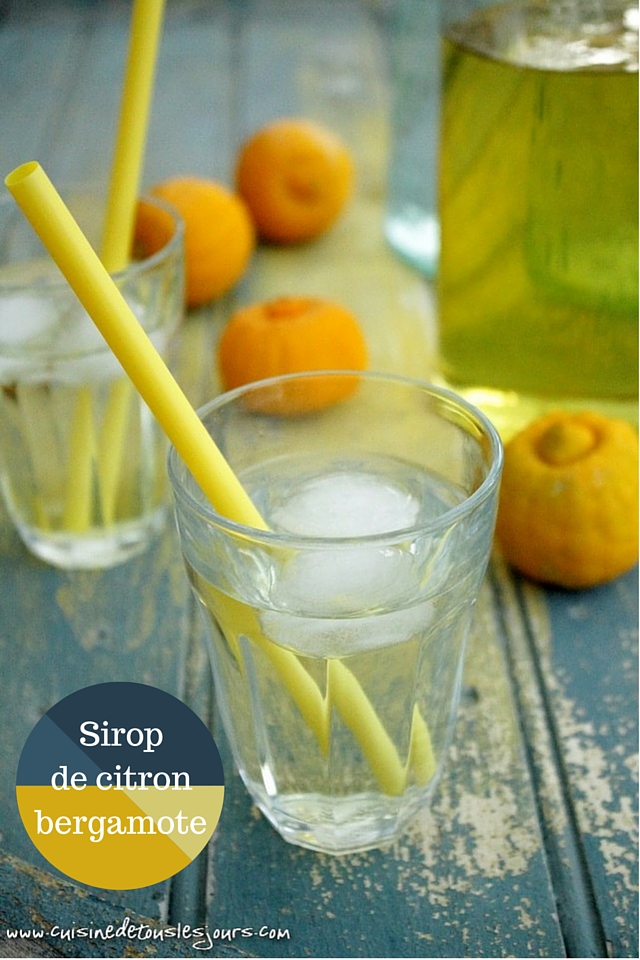 ©www.cuisinedetouslesjours.com - Sirop de citron bergamote