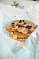 Papillotes de bananes et pommes au chocolat - ©www.cuisinedetouslesjours.com