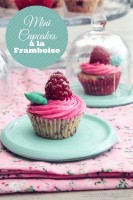 Mini cupcakes à la framboise - ©www.cuisinedetouslesjours.com
