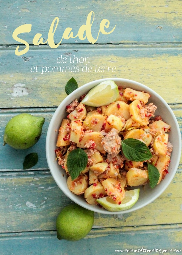 Salade thon et pommes de terre - ©www.cuisinedetouslesjours.com