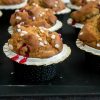 Muffins à la farine d'épeautre et aux cranberries - ©www.cuisinedetouslesjours.com
