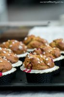 Muffins à la farine d'épeautre et aux cranberries - ©www.cuisinedetouslesjours.com