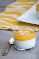 Panna Coco à la passion et mangue - ©www.cuisinedetouslesjours.com