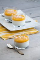 Panna Coco à la passion et mangue - ©www.cuisinedetouslesjours.com