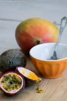 Panna Coco à la passion et mangue - ©www.cuisinedetouslesjours.com