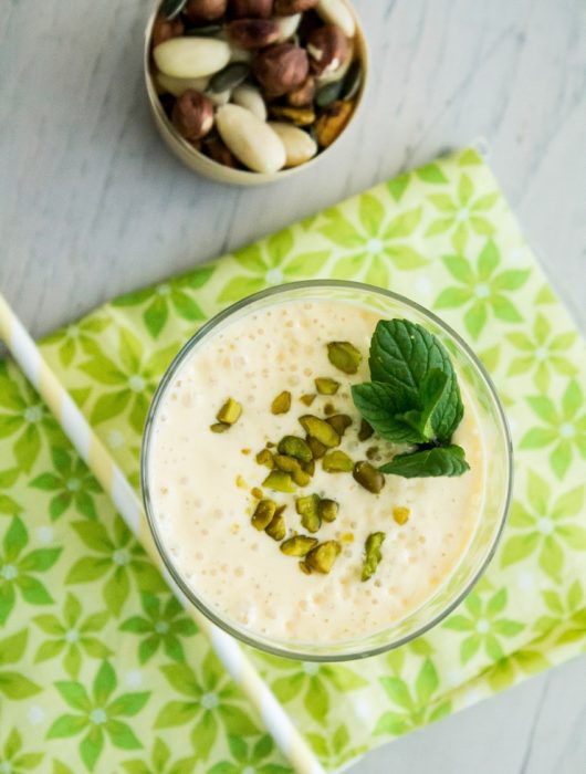 Lassi végétarien à la mangue - ©www.cuisinedetouslesjours.com