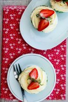 Cupcakes aux fraises et citron - ©www.cuisinedetouslesjours.com