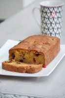 Gâteau à l'orange et aux cranberries - ©www.cuisinedetouslesjours.com