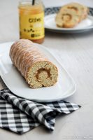 Gâteau roulé au blé noir et crème de citron - ©www.cuisinedetouslesjours.com