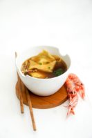 Soupe de Won Ton aux langoustines - ©www.cuisinedetouslesjours.com