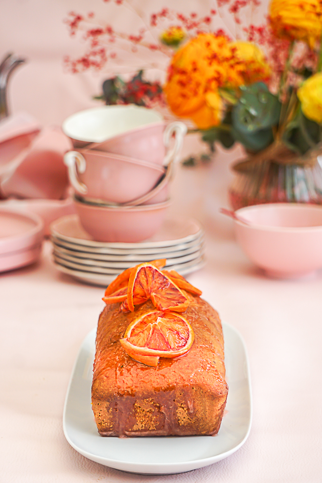 Cake à l'orange sanguine et à la cardamome - ©www.cuisinedetouslesjours.com