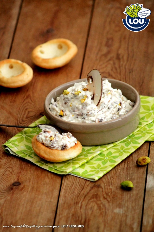 TARTINADE DE BELLA ROSES ET PISTACHES - Cuisine de tous les jours pour Lou Légumes TARTINADE DE BELLA ROSES ET PISTACHES - Cuisine de tous les jours pour Lou Légumes