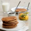 Pancakes à la farine de châtaigne – ©www.cuisinedetouslesjours.com