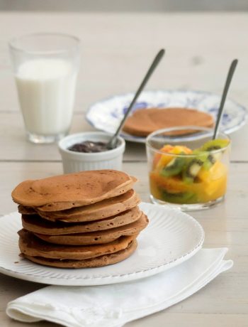 Pancakes à la farine de châtaigne – ©www.cuisinedetouslesjours.com